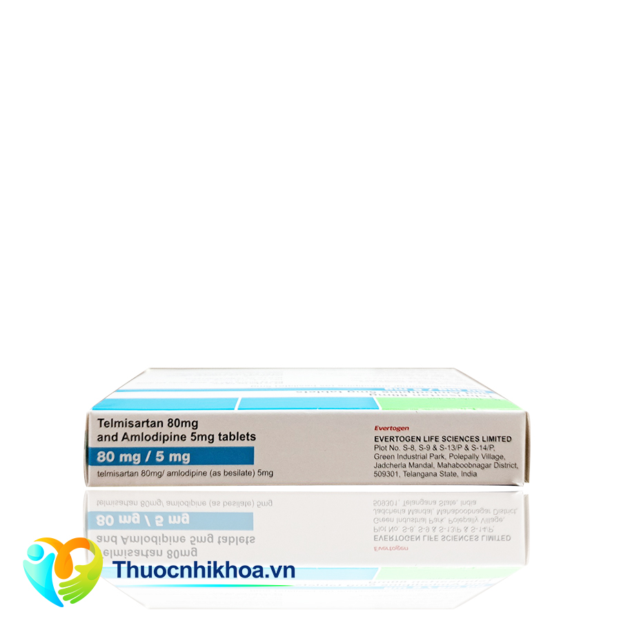 Telmisartan 80mg and Amlodipine 5mg tablets (Hộp 2 vỉ 14 viên)